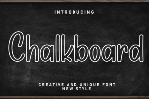 Chalkboard Font
