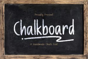 Chalkboard Font