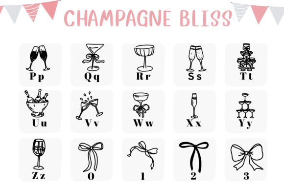 Champagne Bliss Font - Image 3