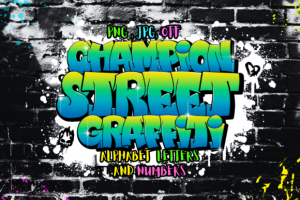 Champion Street Graffiti Font