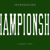 Championship Font