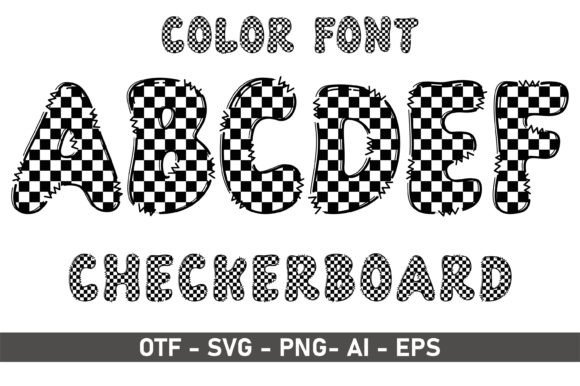 Checker Board Font