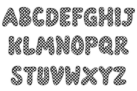 Checker Board Font - Image 2