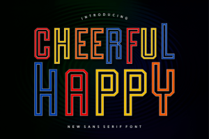 Cheerful Happy Font