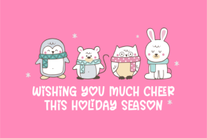 Alternative view of Cheerful Holiday Font