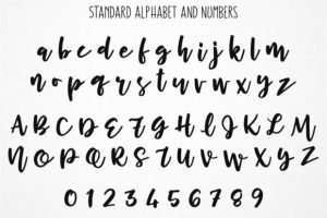 Alternative view of Cherry Cordial Font