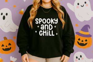 Alternative view of Childish Spooky Font