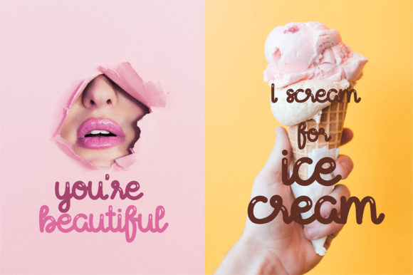 Chocolate Cheese Font - Image 4