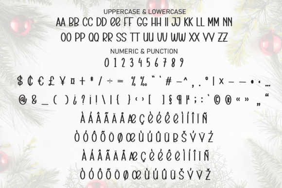 Christmas Alphabet Font Font - Image 7
