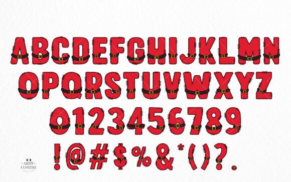 Christmas Army Bundle Font - Image 6