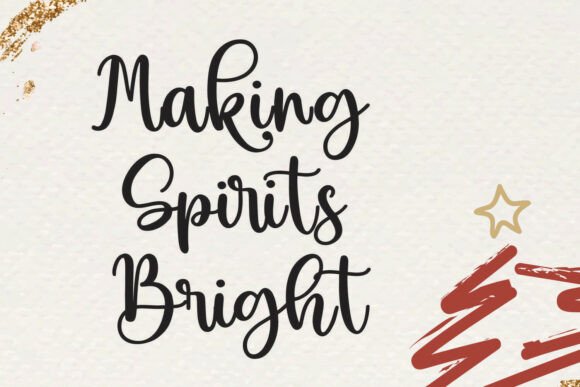 Christmas Bohemian Font - Image 2