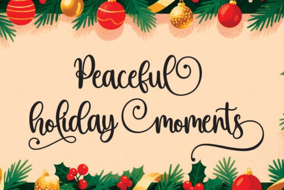 Christmas Bohemian Font - Image 3