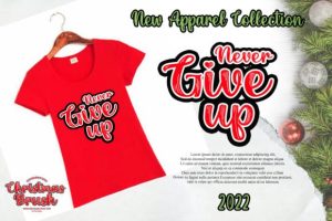 Alternative view of Christmas Brush Font