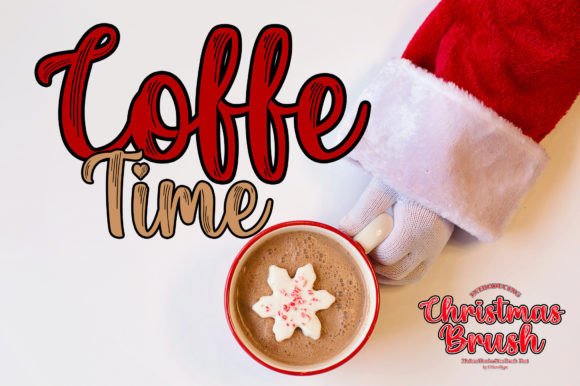 Christmas Brush Font - Image 4