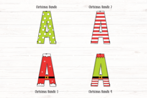 Alternative view of Christmas Bundle Font