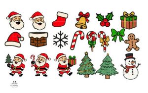 Alternative view of Christmas Bundle Font