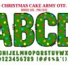 Christmas Cake Army Font