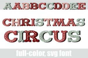Christmas Circus Font