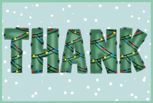 Christmas Color Green Font - Image 7