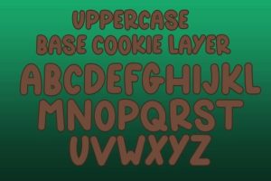Alternative view of Christmas Cookies Font