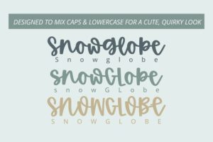 Alternative view of Christmas Cottage Font