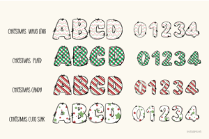 Alternative view of Christmas Cute Snow Font