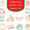 Christmas Doodle Set Font