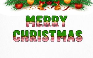 Alternative view of Christmas Elf Army Font