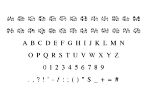 Alternative view of Christmas Font