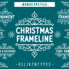 Christmas Frameline Font