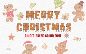 Christmas Gingerbread Font