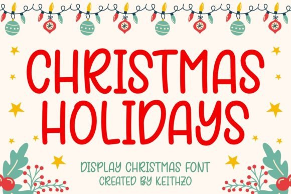 Christmas Holidays Font