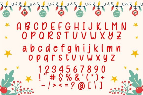 Christmas Holidays Font - Image 5