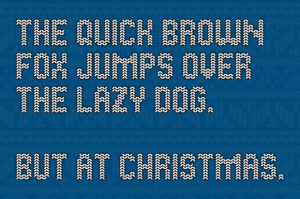 Alternative view of Christmas Jumper 2023 Font