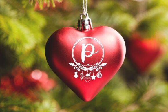 Christmas Monogram Font - Image 2