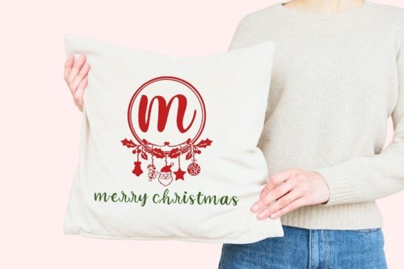 Christmas Monogram Font - Image 4