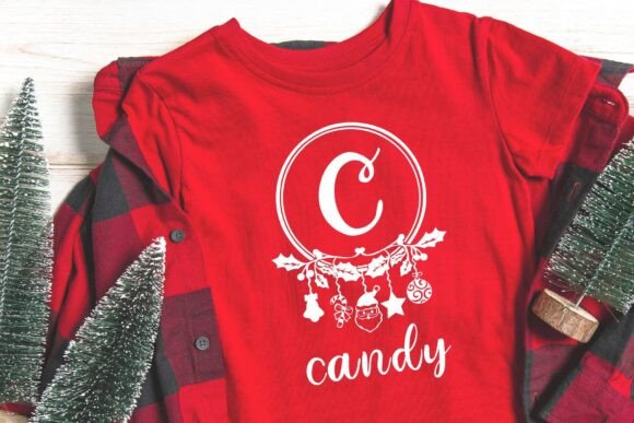 Christmas Monogram Font - Image 7