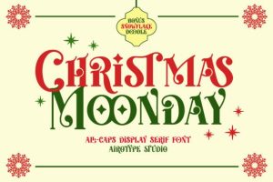 Christmas Moonday Font