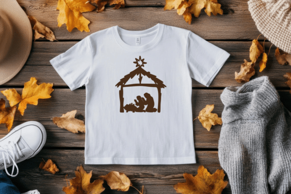 Christmas Nativity Scene Font - Image 5