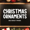 Christmas Ornaments Font