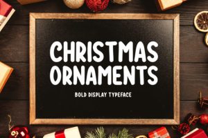 Christmas Ornaments Font