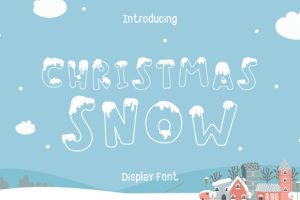 Christmas Snow Font