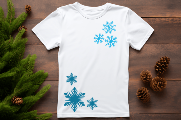 Christmas Snowflakes Font - Image 5