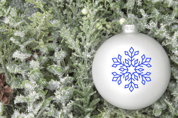 Christmas Snowflakes Font - Image 6