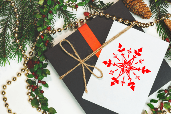 Christmas Snowflakes Font - Image 7