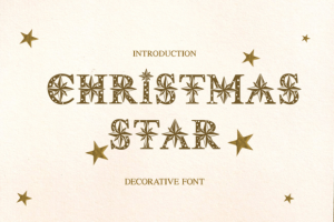 Christmas Star Font