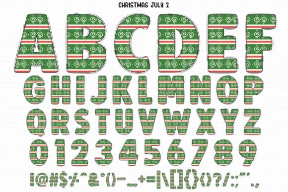 Christmas Theme Font - Image 4