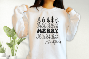 Alternative view of Christmas Tree Doodle Font