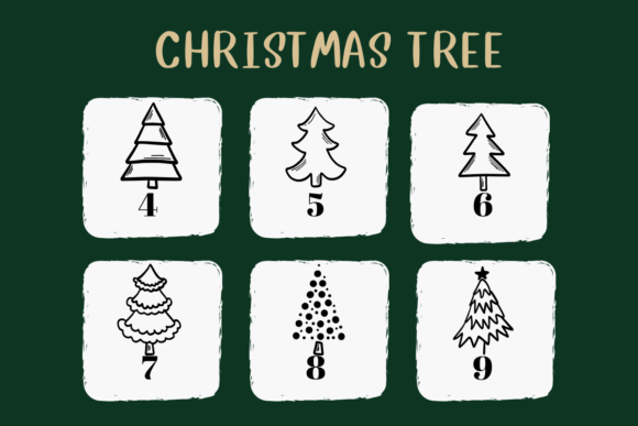 Christmas Tree Font - Image 4