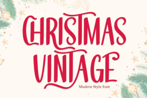 Christmas Vintage Font